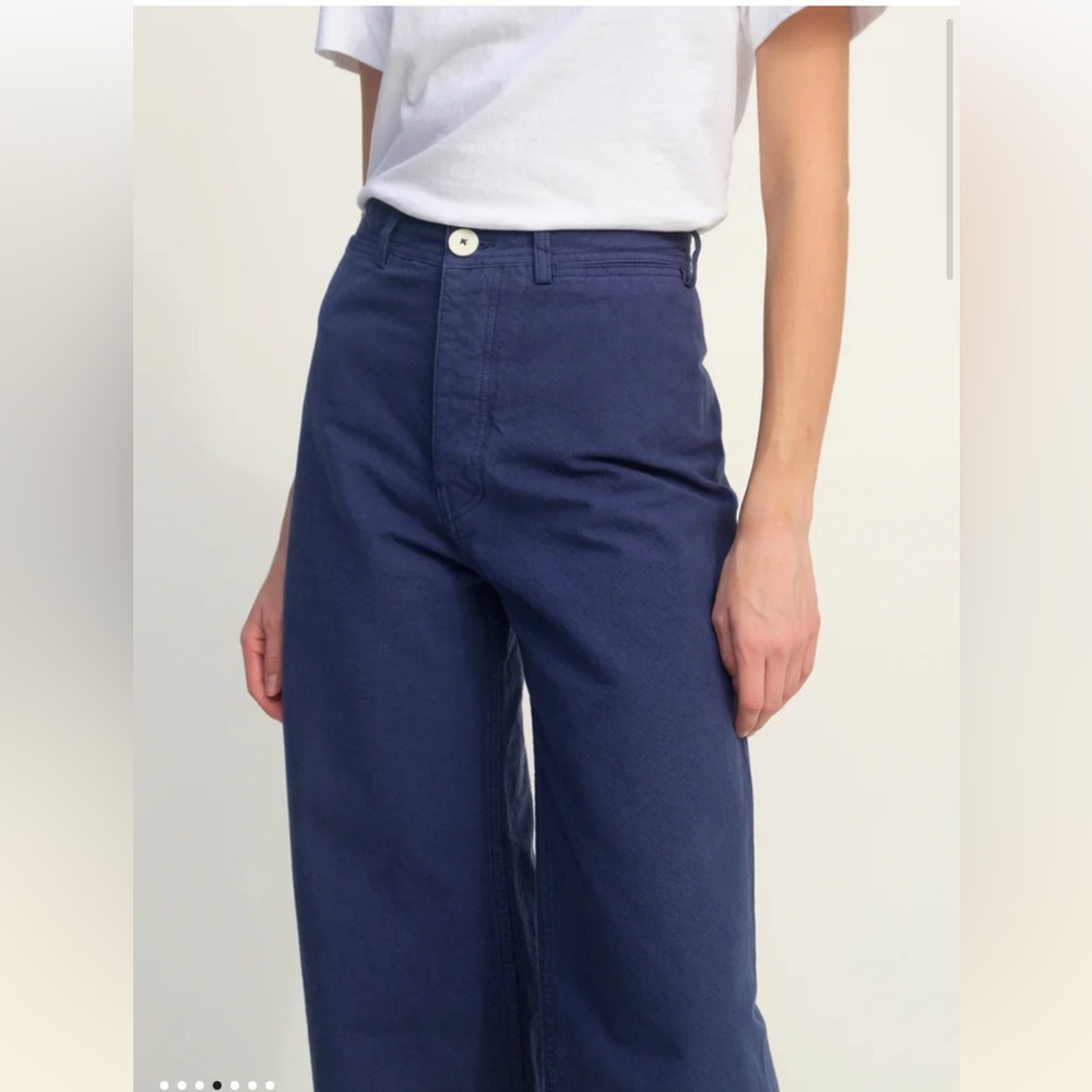 Jesse Kamm Sailor Pants in Bill Cunningham Blue - Picture 2 of 8